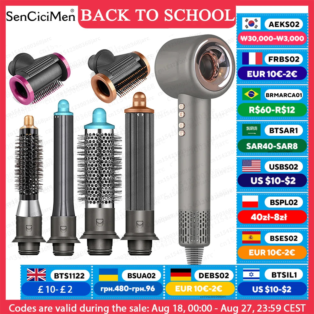 Upgraded Adapter Hair Dryer Curling Automatic Curling Nozzle SenCiCiMen X13 Super Hair Dryer Accessories Cylinder Comb Nozzles