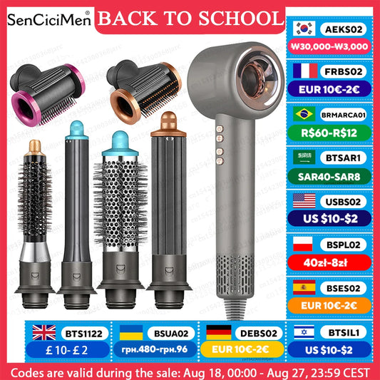 Upgraded Adapter Hair Dryer Curling Automatic Curling Nozzle SenCiCiMen X13 Super Hair Dryer Accessories Cylinder Comb Nozzles