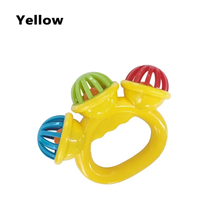 1/4PCS Newborn Hand Rattle Ball Baby Toys Grasping Hand Bell Sensory Toys Kids Safety Materials Toys for Baby Children Best Gift