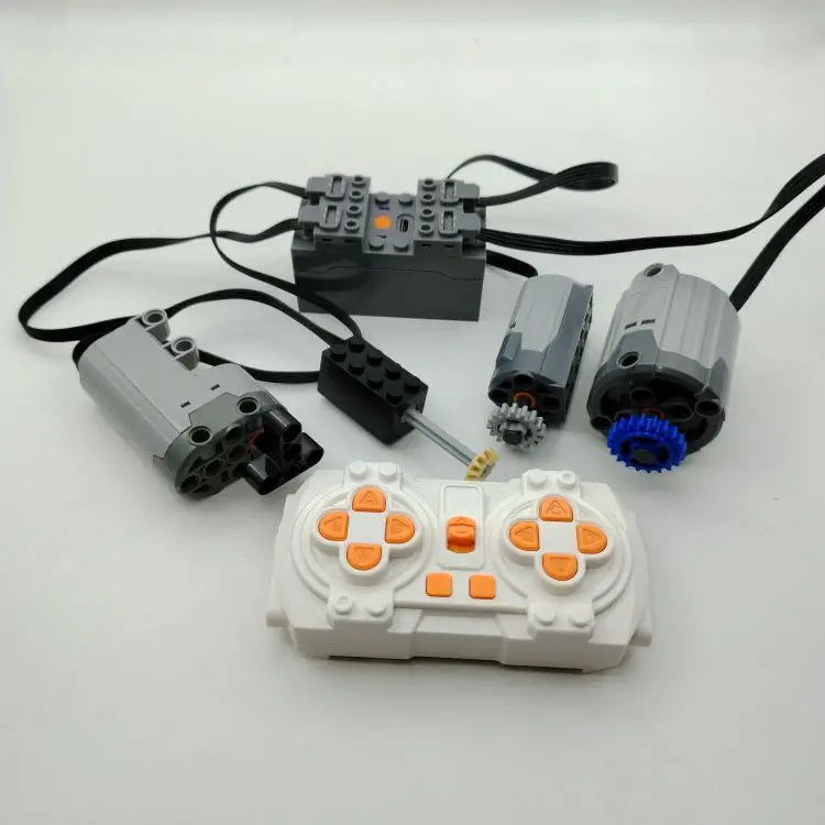 Technical Electronic Building Block MOC Refit Accessories Micro-motor RC Power Functions Parts Creative DIY Car Bricks Kids Toys
