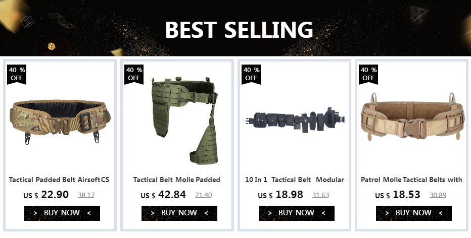 Tactical Padded Belt Airsoft CS Combat Molle Airsoft Belts Duty Paintball Waist Belt War Game Hunting Accessories