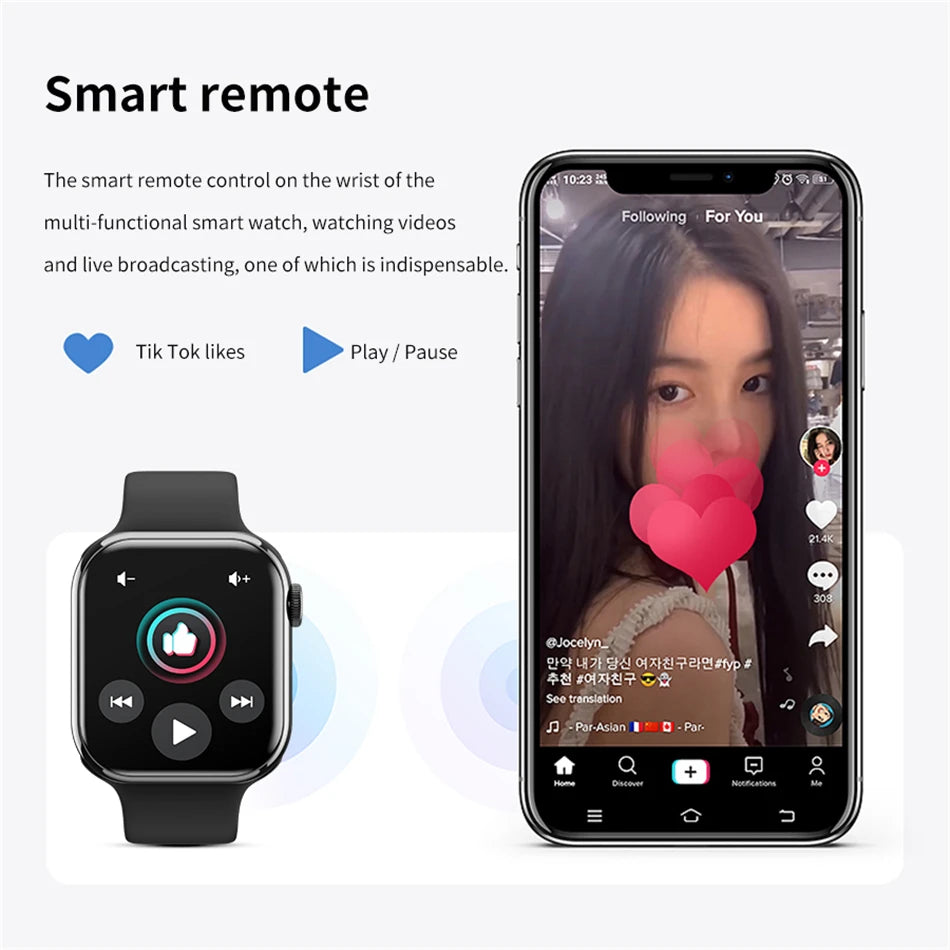 Watch 9 GPS Track Smart Watch Men Woman Heart rate Body temperature Bluetooth Call Waterproof Sports Smart Watch For Android iOS