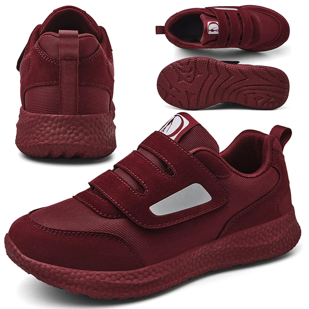 2025 Diabetic Shoes Slip-On Orthopedic Shoes Non-Slip Lightweight Edema Sneakers Hook and Loop Sneakers for Plantar Fasciitis
