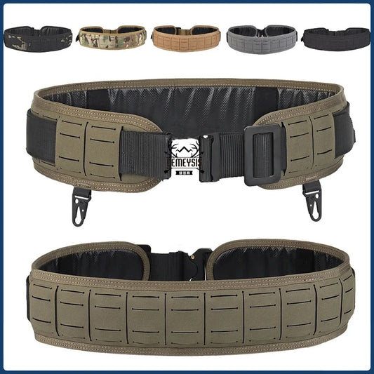 Tactical Padded Belt Airsoft CS Combat Molle Airsoft Belts Duty Paintball Waist Belt War Game Hunting Accessories