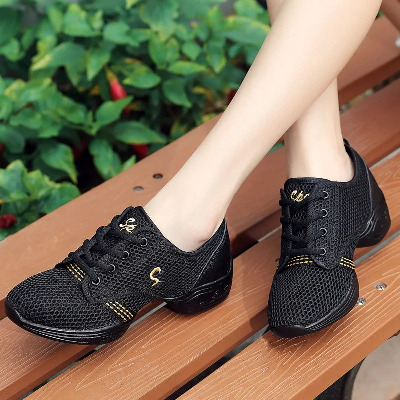 Woman Jazz Dancing Shoes Women Girl's Teacher's Latin Dance Shoes Ballroom Modern Salsa Practise Shoes Dance Lady Sneaker