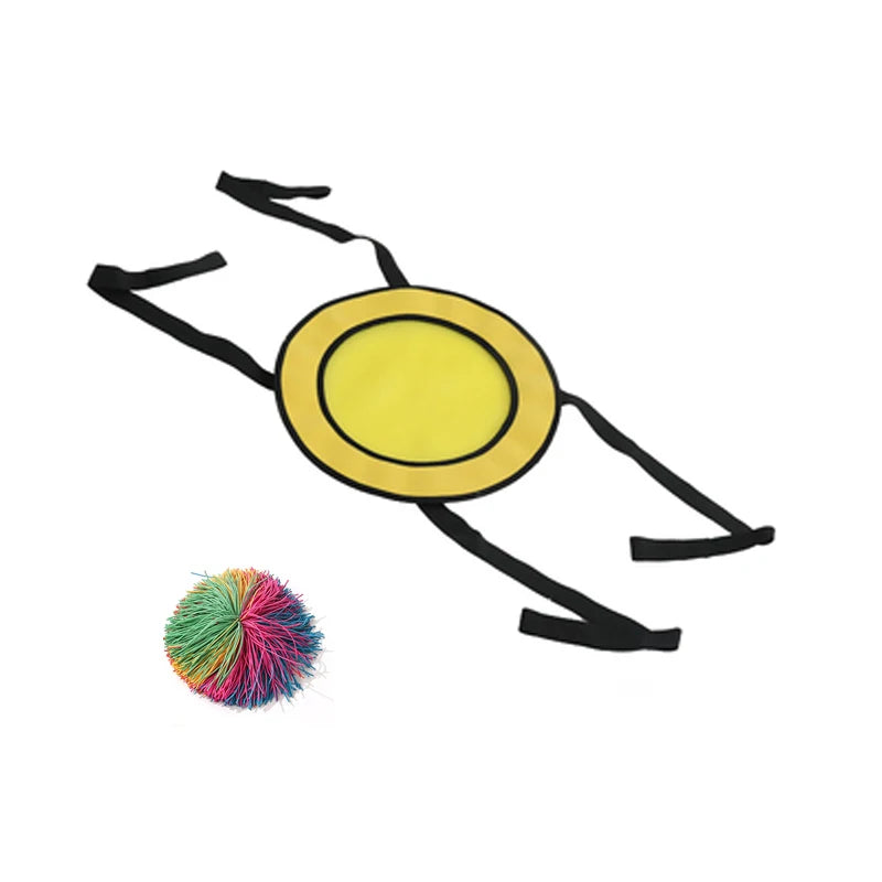 Toss And Catch Ball Game Two Player Interactive Fun Outdoor Games For Kids Sensory Integration Toys Juegos Exterior Para Fiestas