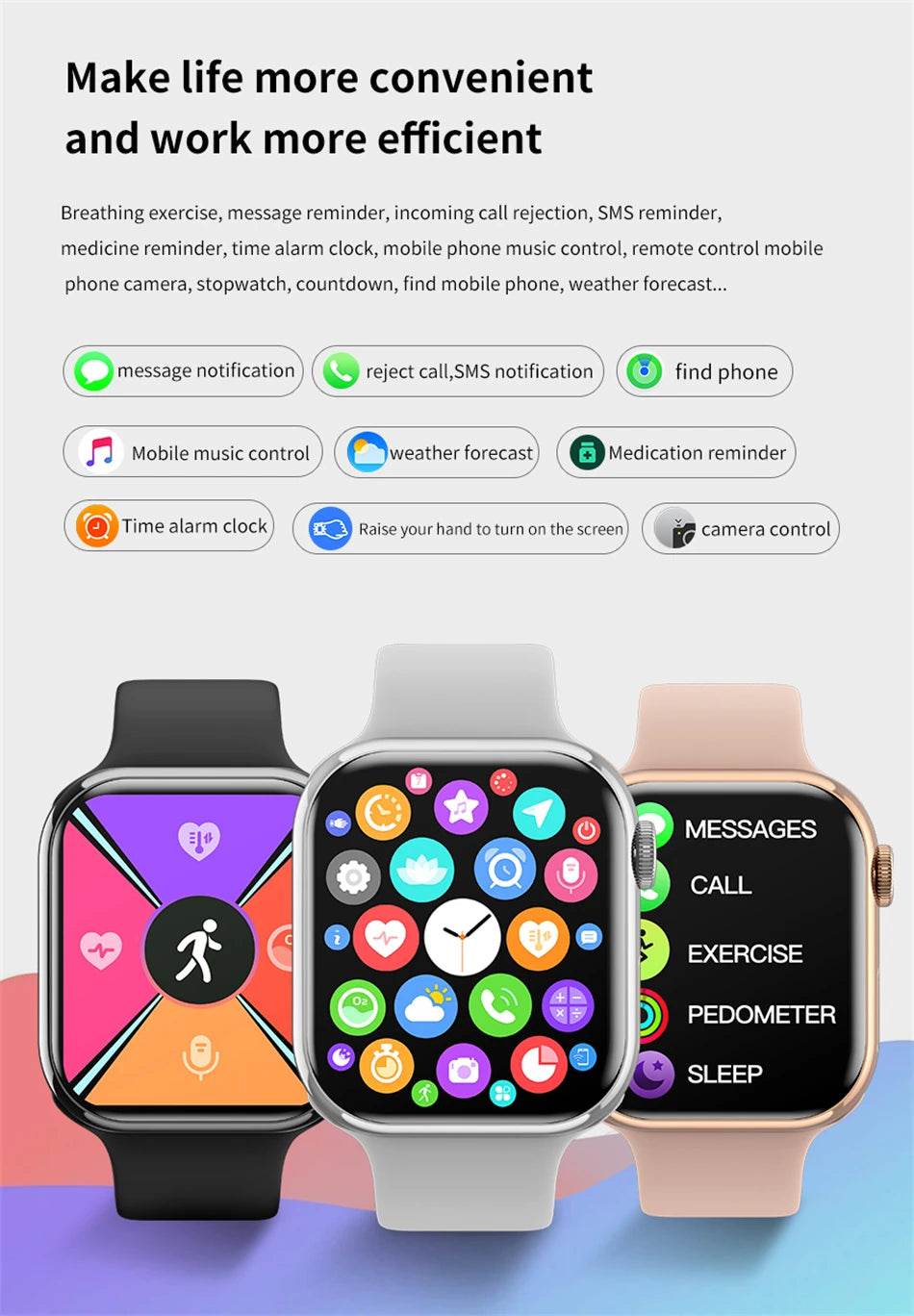 Watch 9 GPS Track Smart Watch Men Woman Heart rate Body temperature Bluetooth Call Waterproof Sports Smart Watch For Android iOS