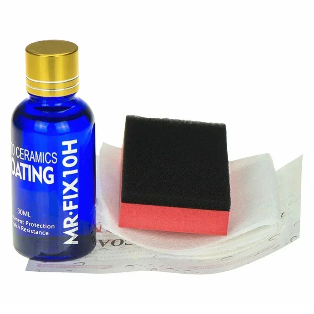 10H Ceramics for Car Polish Liquid Ceramic Coat Hydrophobic Glass Coating Paint Protective Foil Care Anti-scratch Auto Detailing