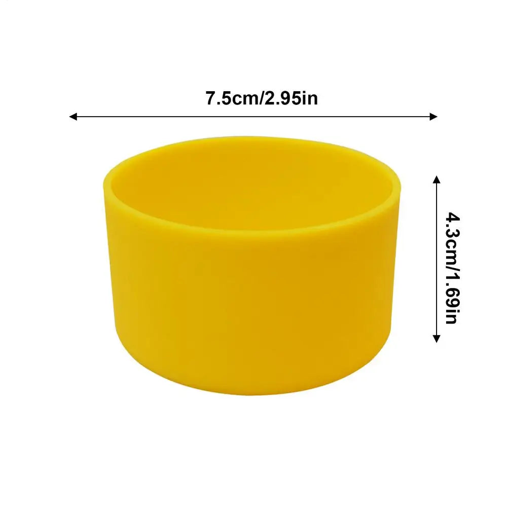 Water Bottle Silicone Boot Cover Silicone Water Bottle Boot Anti-Slip Bottom Cover Bottle Tumbler Boot Water Bottle Accessories