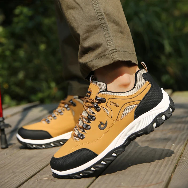 Men Shoes Leather Casual Shoes For Men Sneakers Spring Autumn Winter Shoes For Male Tennis Lightweight Walking Shoes - Belvar