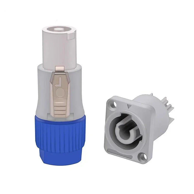 10Pcs 3Pin Speakon Power Connector Male Plug Socket Adapter for XRL Audio Speaker NAC3FCA NAC3FCB NAC3MPA 20A 250V