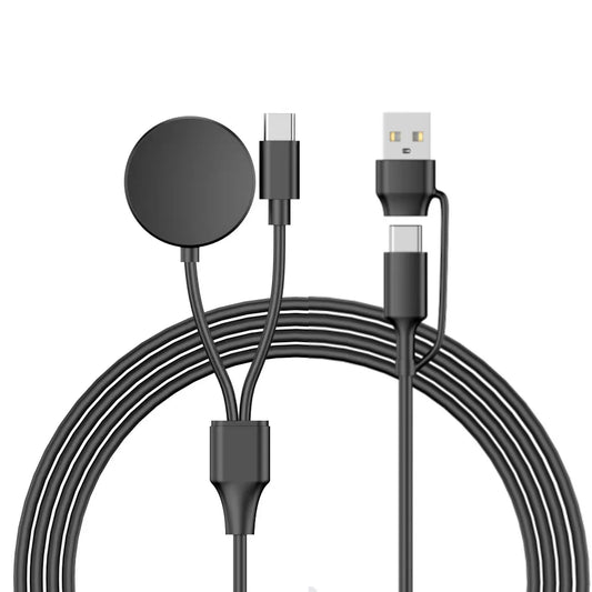 USB C Charger for Samsung Galaxy Watch 2 in 1 Type C USB A Cable 3.94 fit for Galaxy Watch6/5/4 Watch 5 Pro Galaxy S23 Ultra