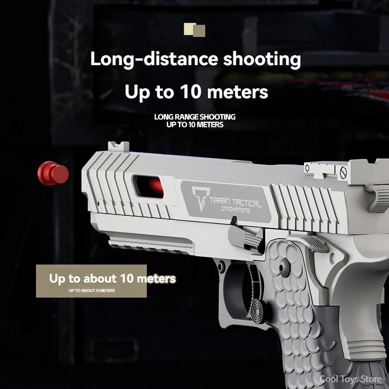 2011 CombatMaster Toy Pistol Fake Air Guns Airsoft Weapons Manual Continuous Shot Launcher Shell Throwing for Adult Men Children
