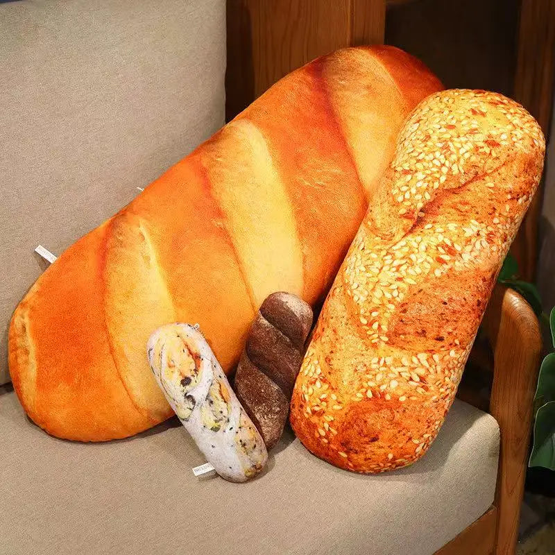 Simulation Bread Pillow Anime Plush Toy 50/70cm Cute Doll Stuffed Animal Soft Cushion Gift for Christmas Thanksgiving