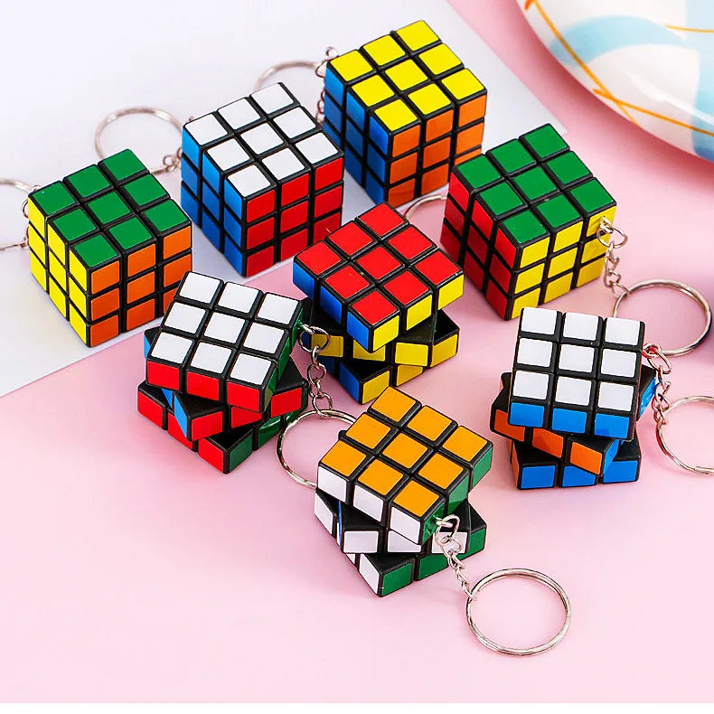 12Pcs 3cm Mini Magic Cube Children Educational Toys Kindergarten Prize Kids Birthday Party Favors Goodie Bag Pinata Fillers