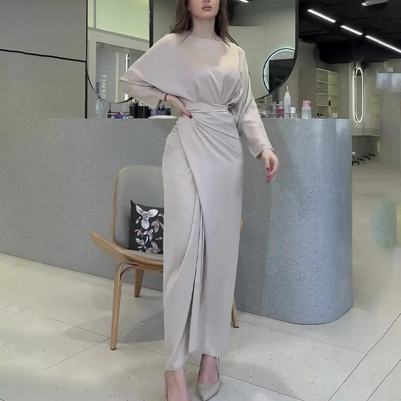 Ramadan Eid Abaya Dress for Women 2 Piece Set Women Dubai Saudi Islam Morocco Kaftan Party Long Robe Open Abayas Vestidos