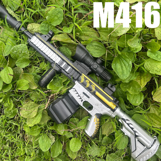 416 Classic Manual Toy Gun Can Launch Gel Ball with Bullet Bean Large Capacity Game Model Same Style