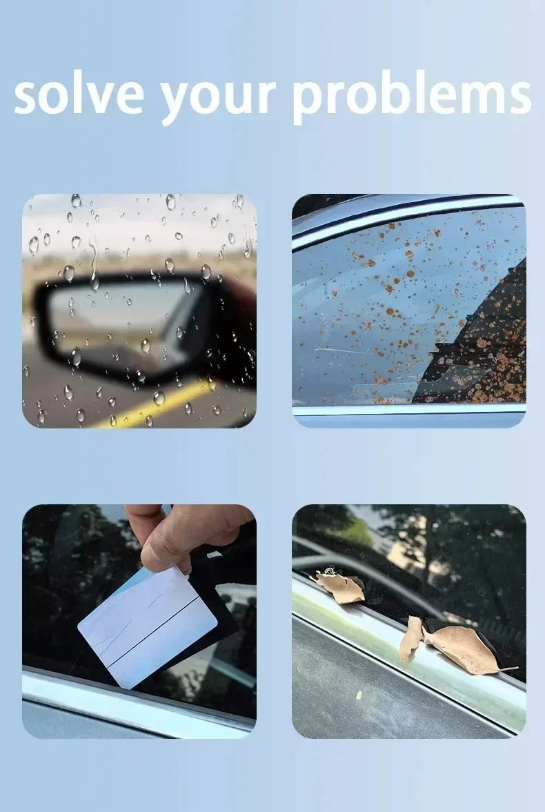 2pcs Universal Car Side Window Wiper Accessories Window Cleaning Tool For Car Water Mist Removal Wipers Blade