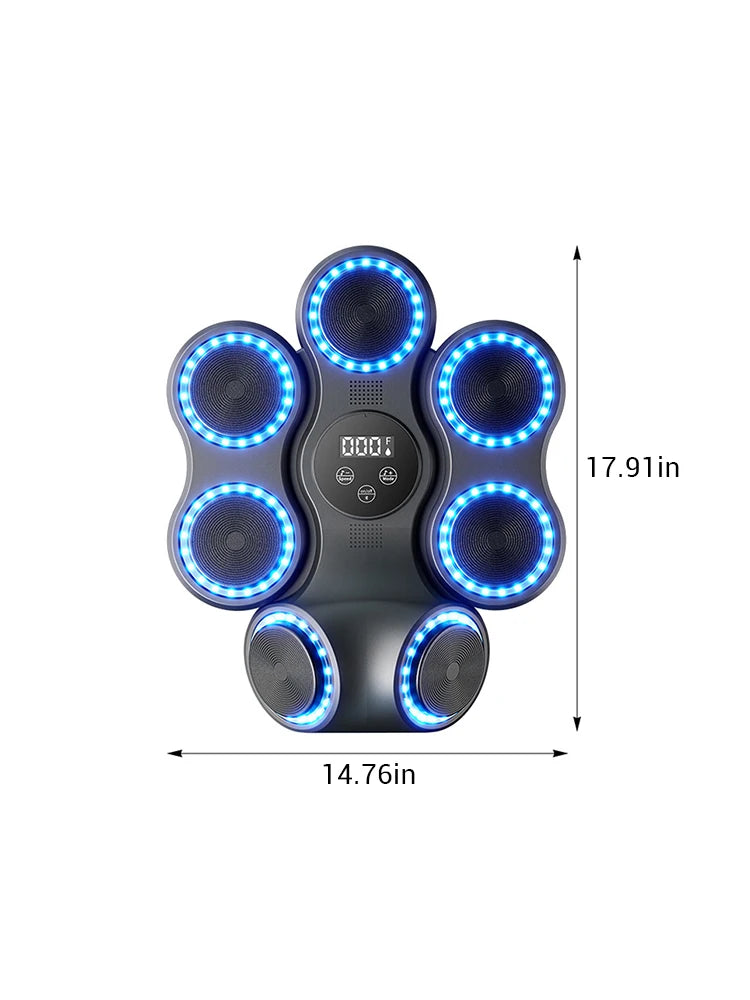 2025 New Music Boxing Machine Bluetooth Adult Electronic Wall Target HookPunch Equipment Target Wall Mounted Gym Home Equipment