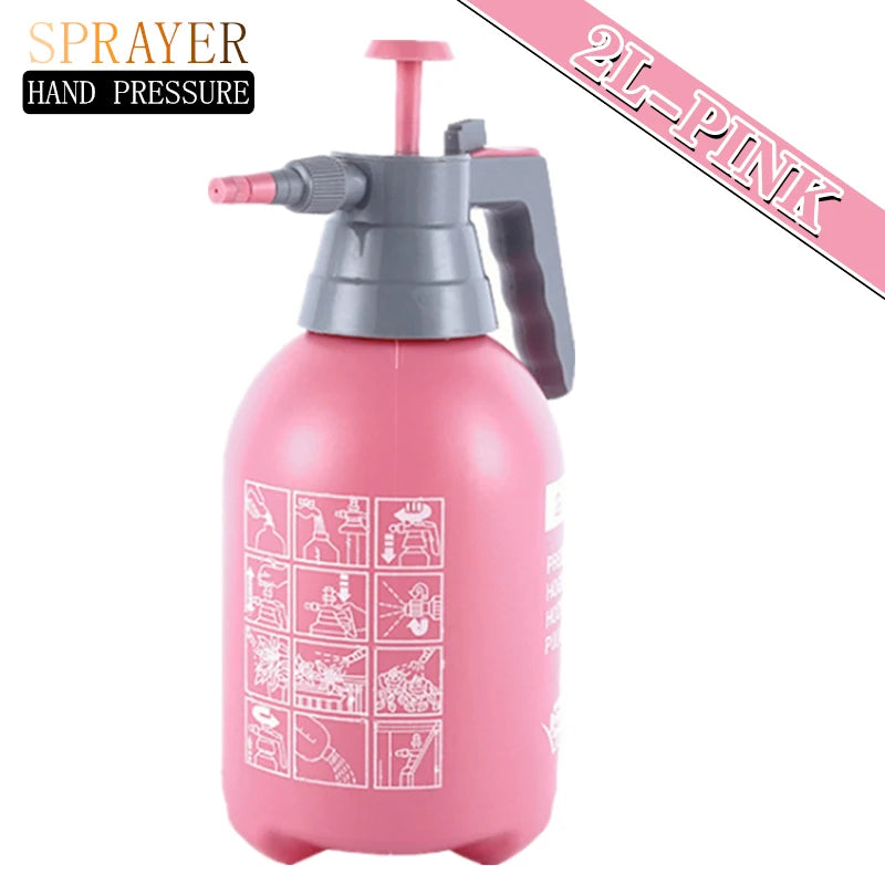 0.8-3L Hand Pressure Sprayer Air Pump Spray Bottle for Gardening Car Cleaning Disinfection Water Sprayer Garden Irrigation Tools