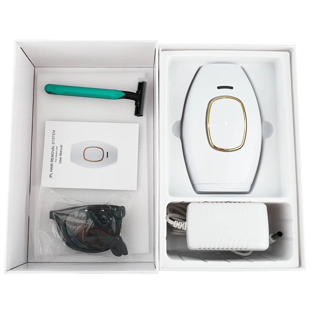 Swoson Professional Permanent Laser Depilator Body Bikini IPL Hair Removal Handset Home Use For Women and Men