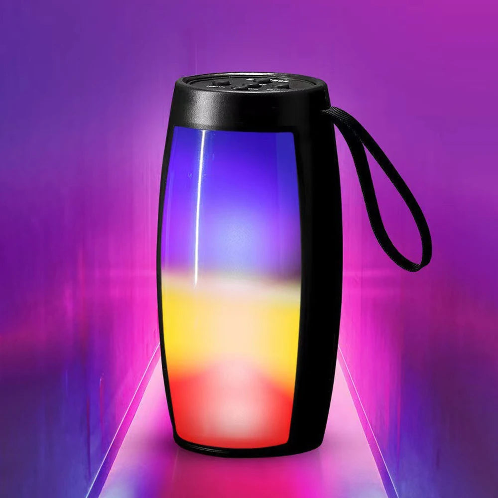 S12 Wireless Bluetooth Speakers Powerful Portable Sound Box Subwoofer Car Audio Bass MP3 Player Sound System LED Lights