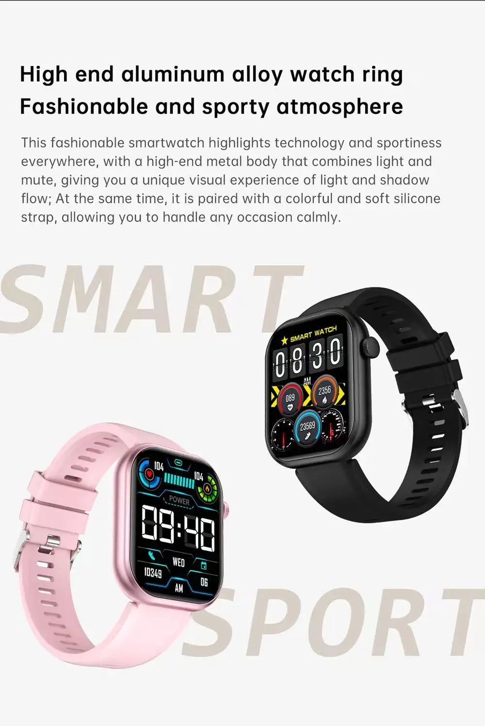 QX7 Sports Smart Watch Men Women 2.09-inch SmartWatch GPS Bluetooth call Heart rate Blood oxygen SOS AI Voice Smartwatch 2025New
