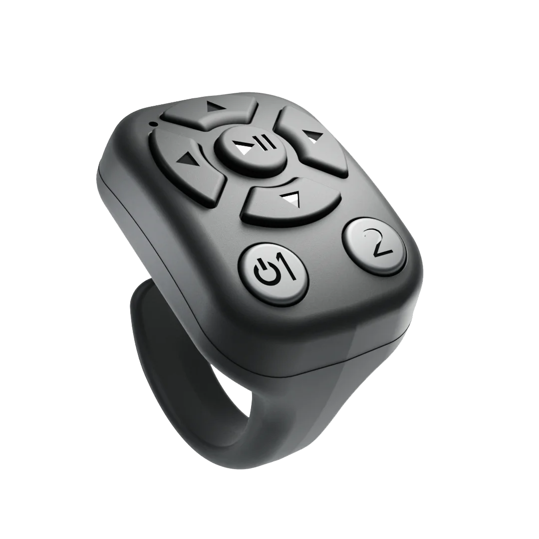 Wireless Automatic Clicker Remote Control Page Turner Continuous Click Device for eBooks Wireless Selfie Button Scroll Function