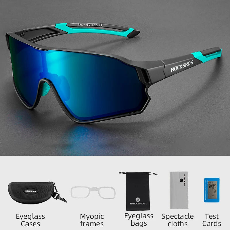 ROCKBROS Bike Glasses Polarized / Photochromic UV400 Sun Protection Sports Eyewear Bicycle Sunglasses MTB Road Cycling Glasses