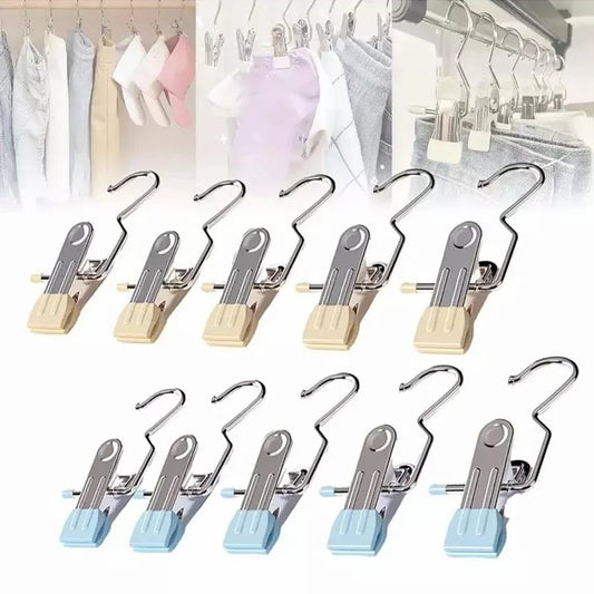 Hangers Clips Stainless Steel Laundry Hooks Hanging Clothes Pins Clip Hangers Boot Shoes Clothes Pins - Belvar