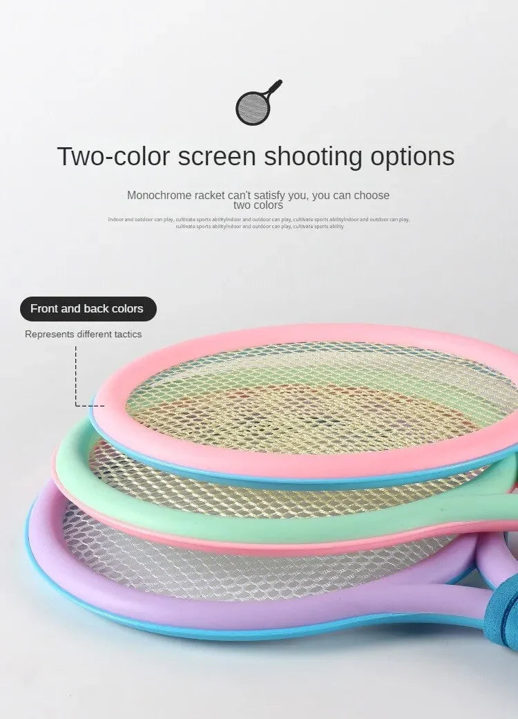 2 Badminton Racket Send Badminton Tennis Outdoor Sports and Leisure Two Parent Child Interactive Toys