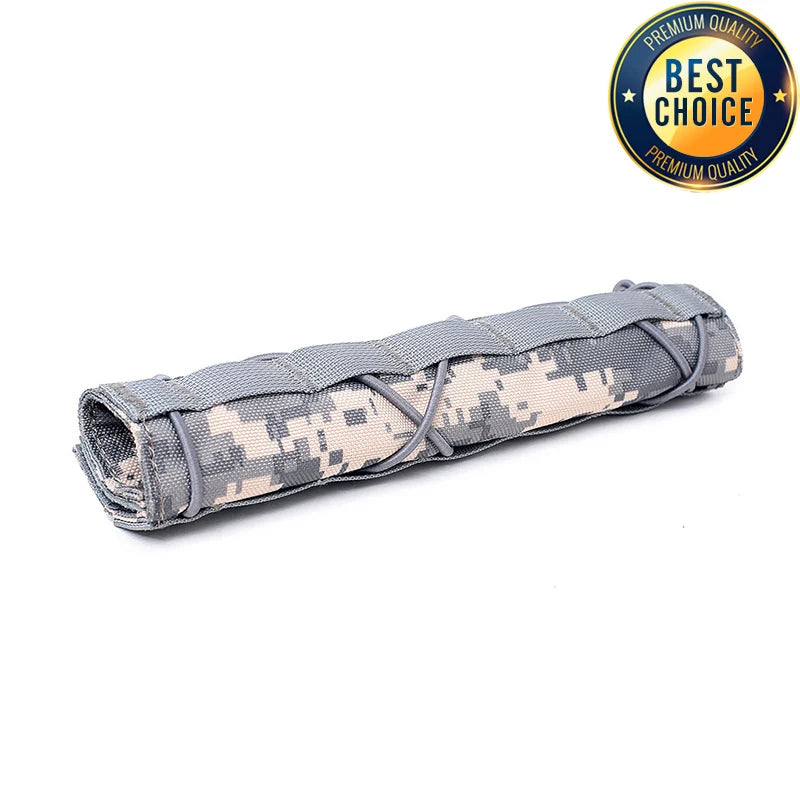 1000D Tactical Airsoft Suppressor Cover Sniper Airsoft Silencer Protector Cover Case Camouflage for Hunting Shooting