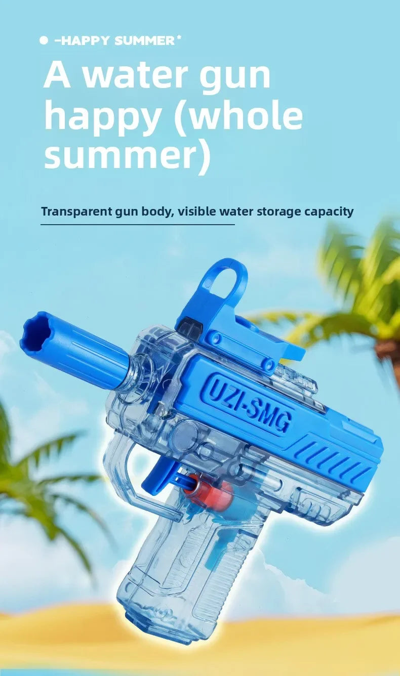 Summer Water Gun Non Electric Pistol High-pressure Full Automatic Shooting Water Beach Toy Gun for Kid Adult Interesting Game