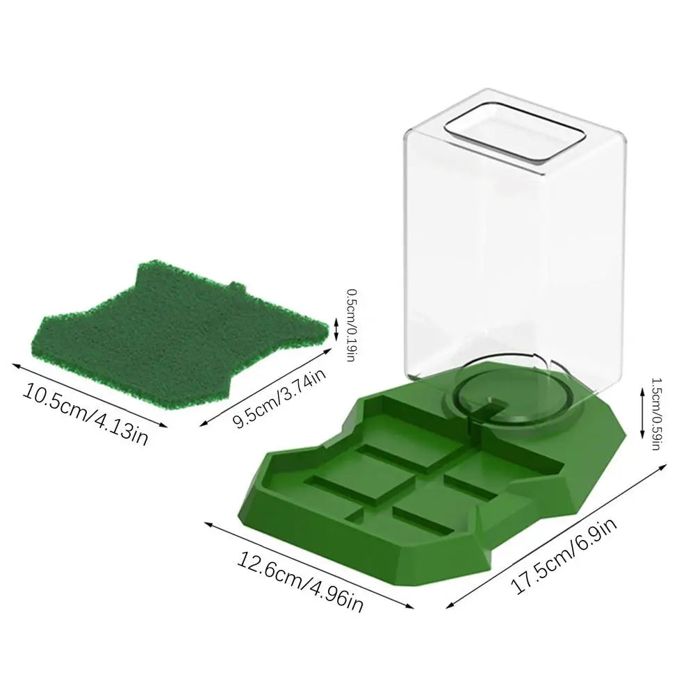 Reptile Water Bottle Automatic Reptile Water Dish With Bottle Tortoise Turtle Water Dispenser For Bearded Dragons Lizards
