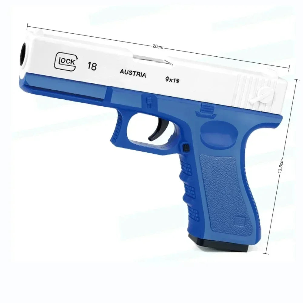 Soft Bullet Toy Gun for Kids Outdoor Toys with Silencer Foam Ejection Toy Gun Toy For Boys Girls