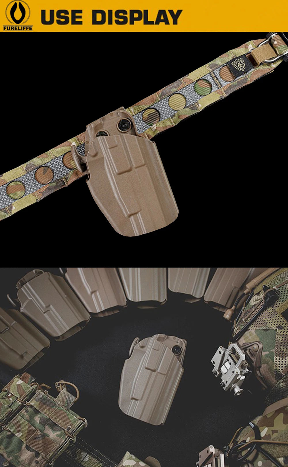 Tactical Universal Quick Pull Gun Holster for GLOCK 17/20/21/22/31/37.GRAND POWER 45/P1/P11/P40.H&K 45/VP40.S&W M&P 22/SW40F