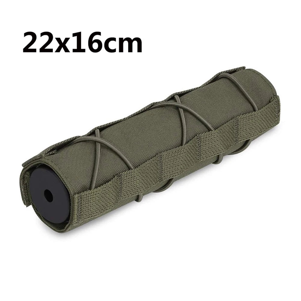 22/18/14.5cm Tactical Airsoft Suppressor Cover Airsoft Barrel Protector Cover Case Rifle Accessories for Hunting Shooting