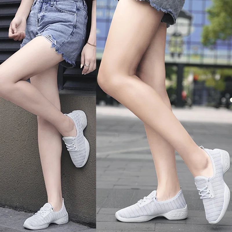 Woman Jazz Dancing Shoes Women Girl's Teacher's Latin Dance Shoes Ballroom Modern Salsa Practise Shoes Dance Lady Sneaker