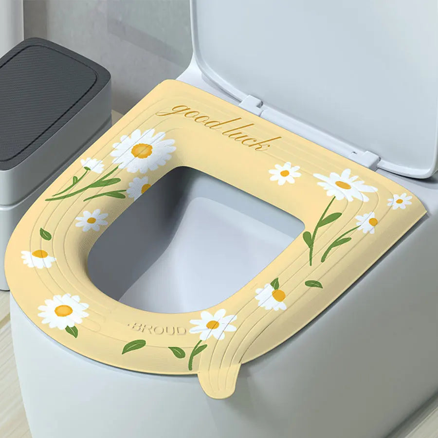 Waterproof toilet seat cushion All year round universal toilet seat ring foam silicone pad Summer Toilet Seat Cover Pads