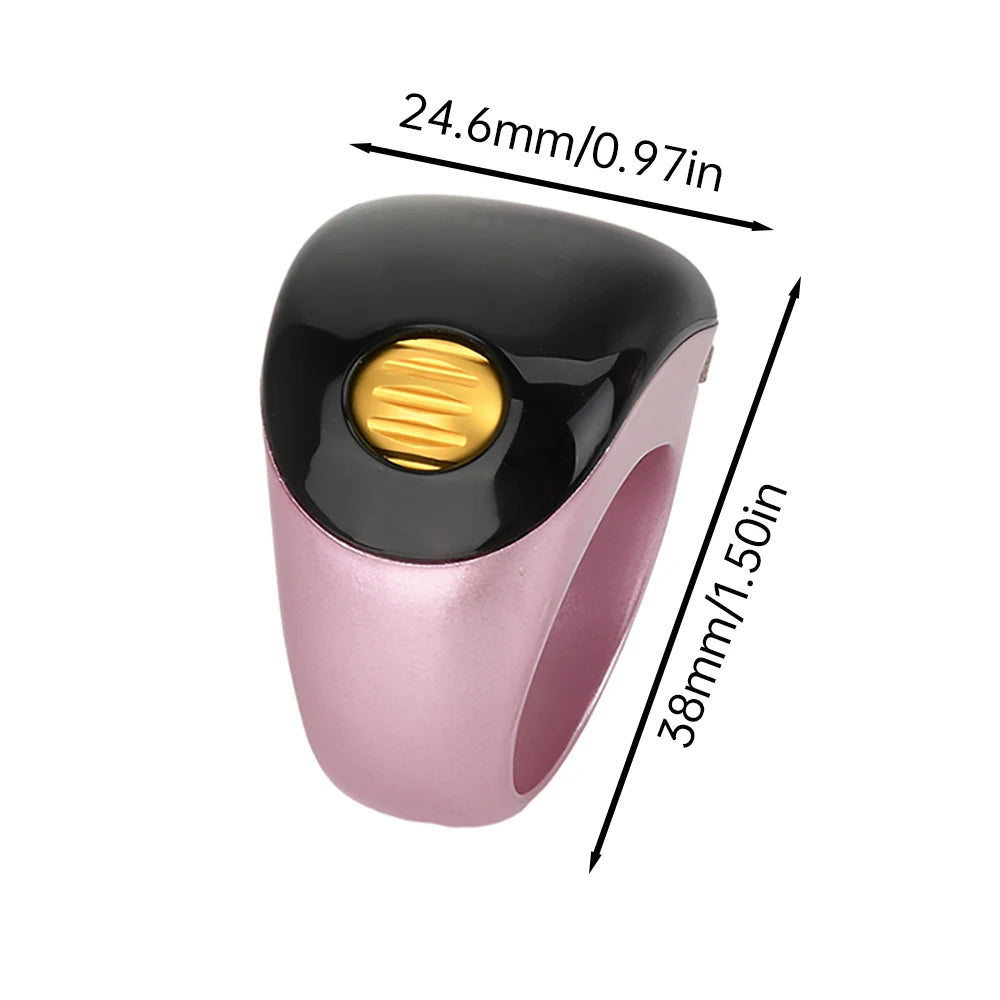 18/20/22mm Hand Press Electronic Digital Counting Counter Ethnic Style Portable Points Rechargeable Ring Ring Idea Tally Counter