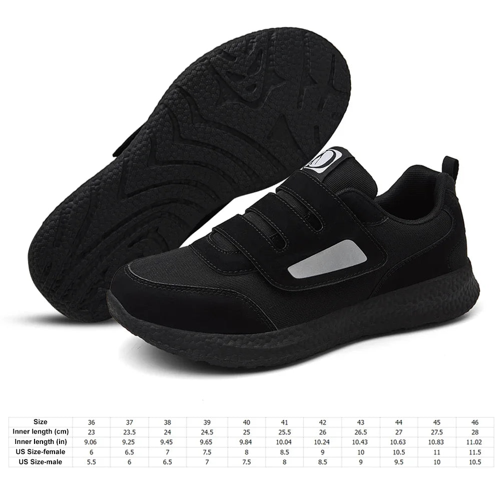 2025 Diabetic Shoes Slip-On Orthopedic Shoes Non-Slip Lightweight Edema Sneakers Hook and Loop Sneakers for Plantar Fasciitis