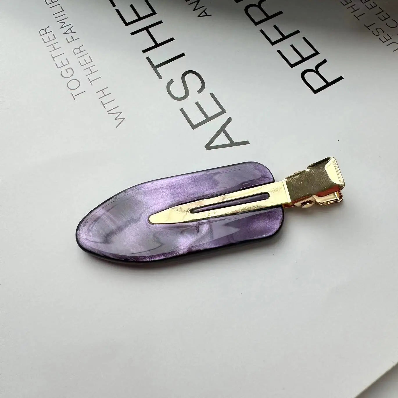 Traceless Hairclips for Girls and Women Acetate Hair  Clip Make up Hair tools Hair Accessories