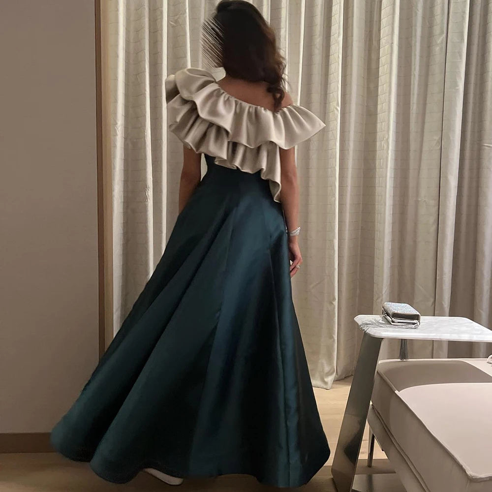 Sharon Said Burgundy Dubai Evening Dresses for Women Wedding Party 2025 Saudi Arabia Midi Short Formal Gowns SF057 Customized