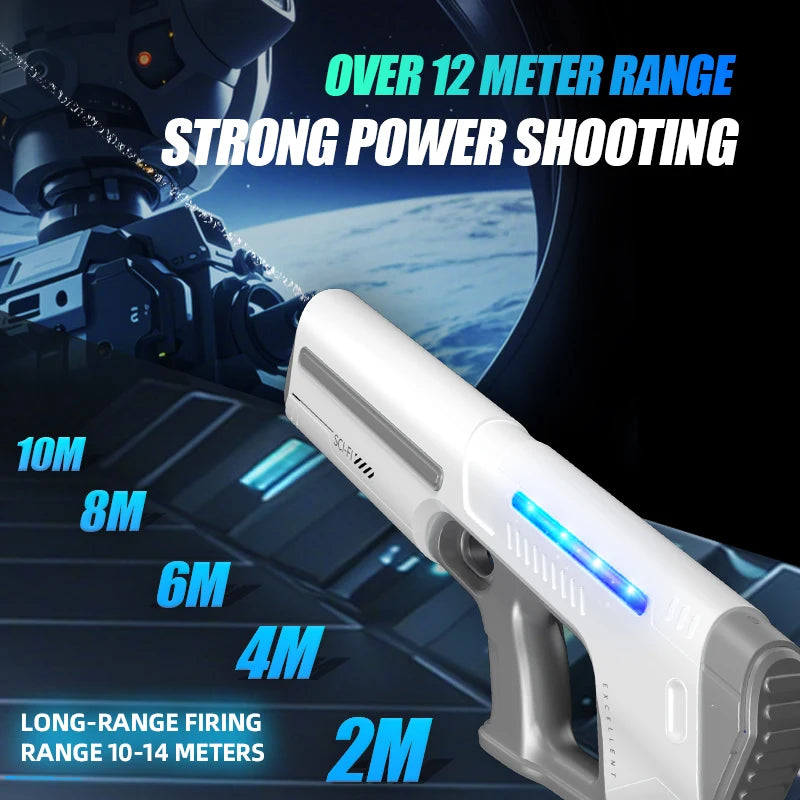 The Bestselling Children's Toy Electric Water Gun Can Spray Water Continuously Automatically Suck Up Water And Has a Long Range