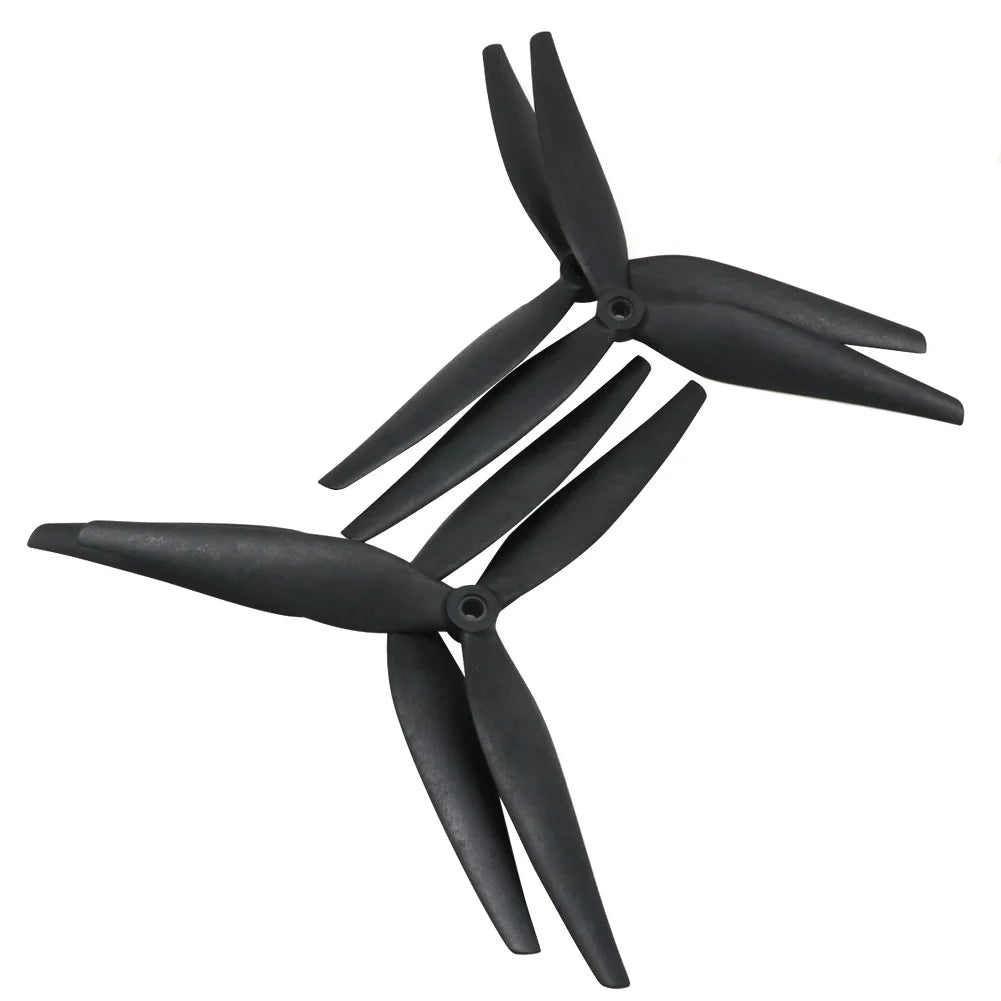 2pair HQProp 10X5X3 9X5X3 10X4.5X3 1050 1045 9050 10inch 9inch 3 blades Black Carbon Reinforced Nylon Propeller for Rc FPV Drone