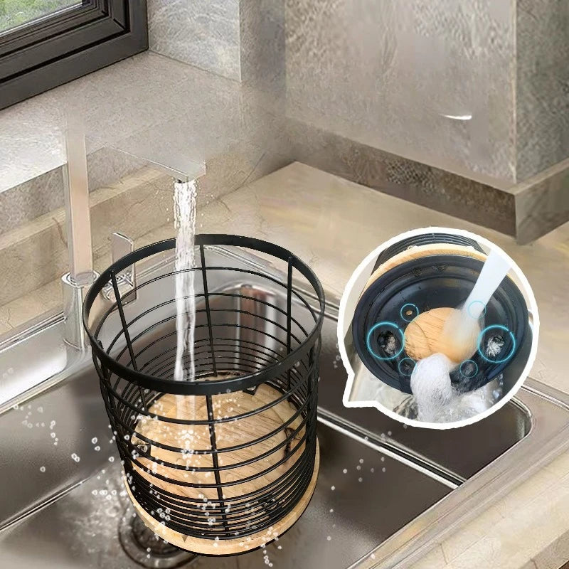 Kitchen storage basket  kitchen utensil storage rack counter table utensil storage basket