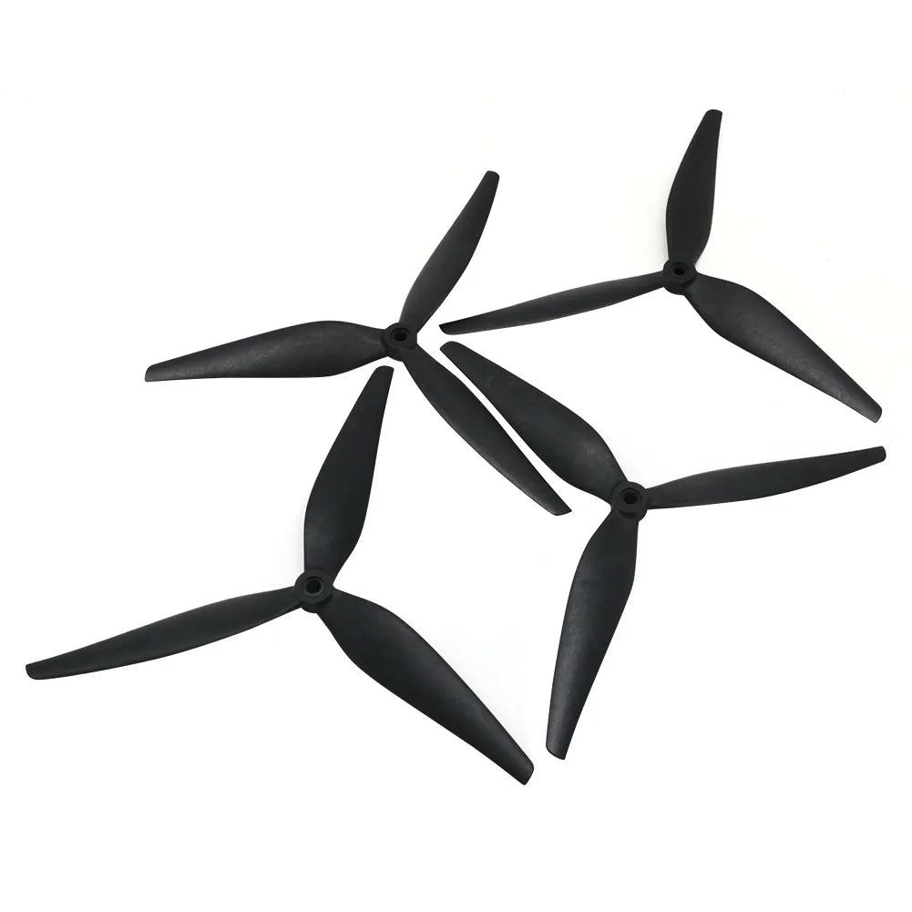2pair HQProp 10X5X3 9X5X3 10X4.5X3 1050 1045 9050 10inch 9inch 3 blades Black Carbon Reinforced Nylon Propeller for Rc FPV Drone