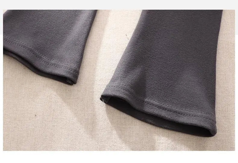 Spring Autumn Baby Girls Pant Korean Version Children Flared Pants 1-6Year Kid Leggings Solid Fashion Boot Cut