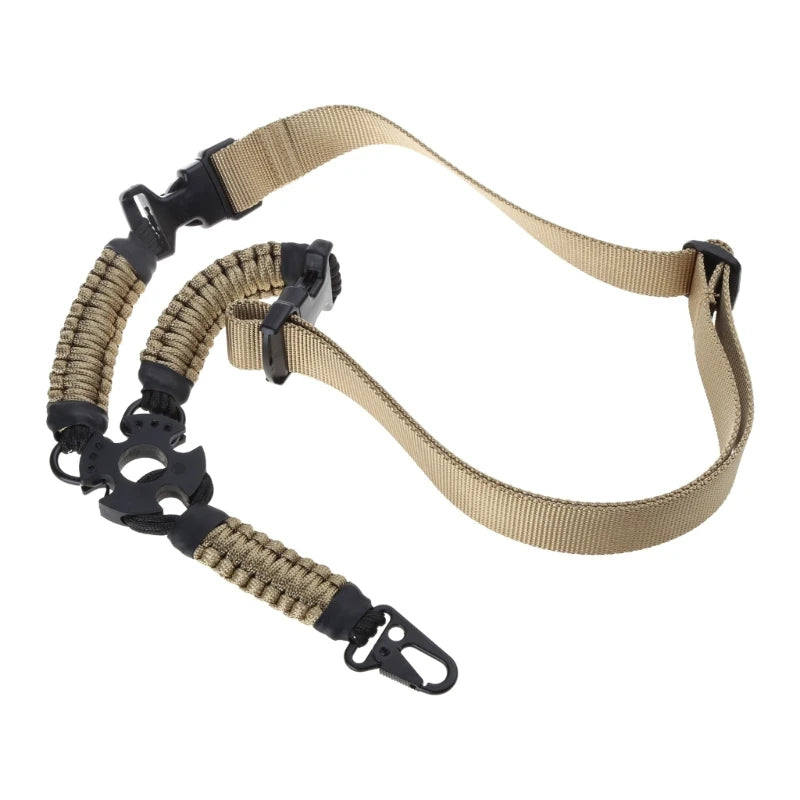 Rifles Sling Airsoft Guns Sling 1 Point Strap Sport Sling Shoulder Strap Practical Nylon Sling Adjustable Outdoors Sport