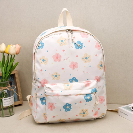 Waterproof Nylon Book Bag Teenage Large Capacity College Backpack Fashion Students School Bag Cute Travel Backbag College Bag